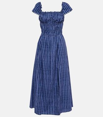 Altuzarra Abito midi in misto cotone