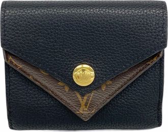 Louis Vuitton Noir Wallet (Tri-Fold) (Pre-Owned)