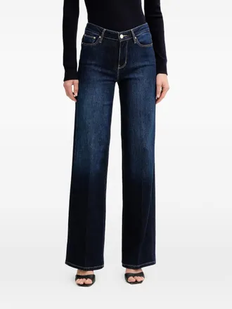 Guess Co pocket denim jeans - women - Cotton/Cashmere/Elastane - 24/34 - Blue
