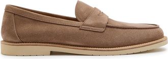 Brunello Cucinelli Suede Loafers - Beige - 45 (IT45 / UK11)