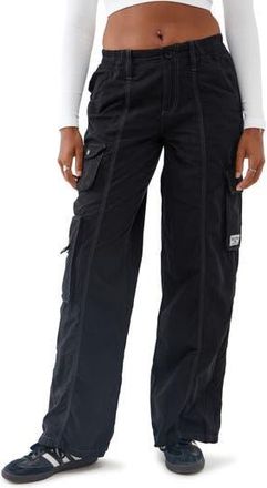 BDG Y2K Cotton Cargo Pants in Black at Nordstrom Rack, Size Medium