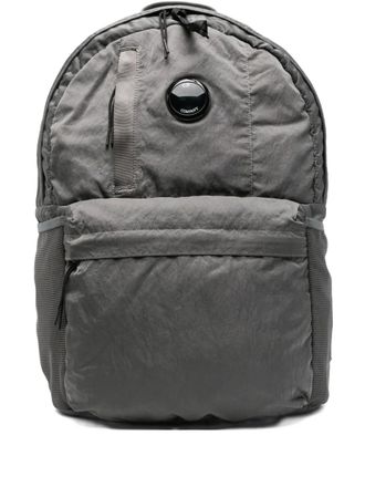C.P. Company Rugzak met Lens-detail - Grijs