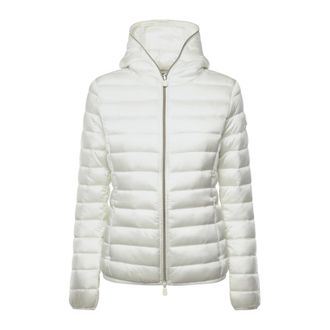 Save The Duck Winter Jackets, female, Beige, M, Hooded Jacket