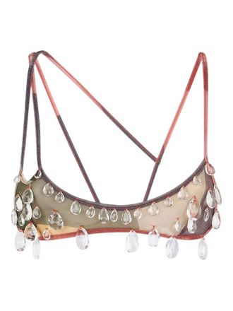 GCDS Reggiseno Sita Drops - Toni neutri