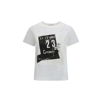 Givenchy Witte Katoenen T-Shirt