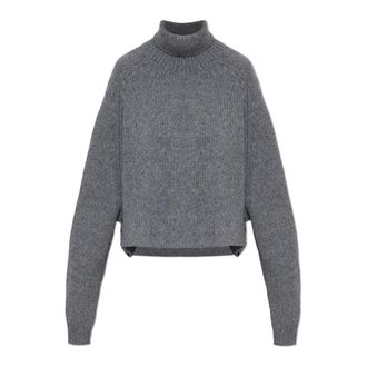 Lisa Yang Cashmere Knitwear, female, Gray, Size: 2XS Cathie Turtleneck