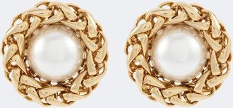 Jennifer Behr Pendientes Marit chapados en oro de 18 ct