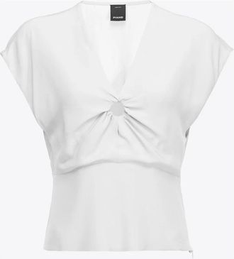 Pinko Stijlvolle Blouse voor Vrouwen - Dames - Blouses - Wit - XL - Overhemden