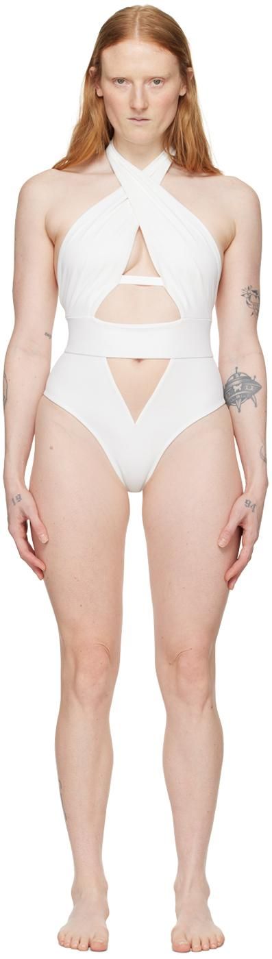 【AGENT PROVOCATEUR】レースアップ リブ編み スイムウェア Agent Provocateur Clothing for Women - Shop on FARFETCH
