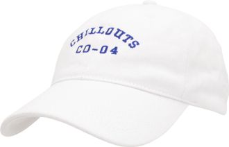 Chillouts Baseball Cap CHILLOUTS Woodland Hat, Herren, weiss (wei&szlig;), Baumwolle, unifarben mit Farbeinsatz, Caps Baseball Cap, mit CHILLOUTS-Stickerei im Vintage