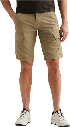 PME Legend Korte Broeken, Heren, Beige, W36, Katoen, Nordrop Tapered Fit Cargo Shorts