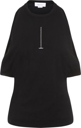 Alexander McQueen Black Cotton Top-Donna