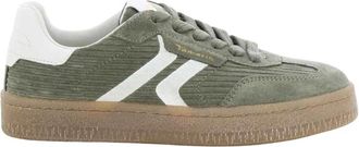 Tamaris Damesschoenen in khaki - Dames - Sneakers - Groen - 41 1/2 EU - Schoenen