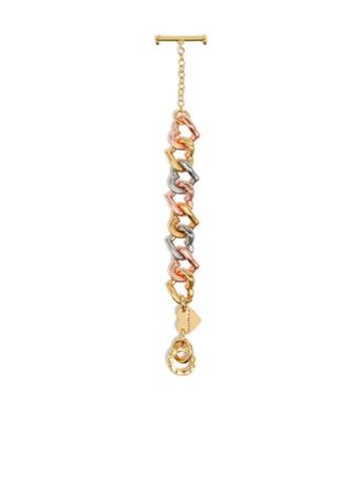 Bimba & Lola heart-shaped chain bracelet - women - Zinc Alloy/Brass - One Size - Gold