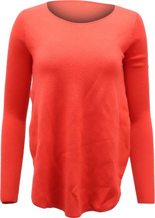 Theory Sweater in Coral Wool