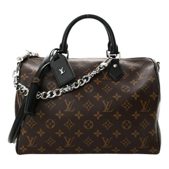 Louis Vuitton (WMNS) LOUIS VUITTON Speedy Soft 30 Dark Monogram M12243
