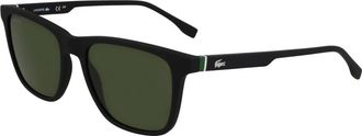Lacoste Stijlvolle Zonnebril - Heren - Zonnebrillen - Zwart - 54 MM - Accessoires