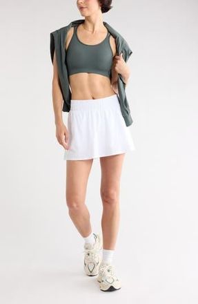 Zella Crossback Seamless Sports Bra in Green Urban at Nordstrom Rack, Size Medium