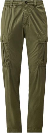 C.P. Company C.P. Company - Pantalones Cargo 50 Fili Stretch El&aacute;sticos con Lente - Sport - Hombre - Verde - L