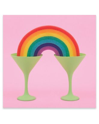 iCanvas Icanvas Happy Hour Print On Acrylic Glass By Pepino De Mar