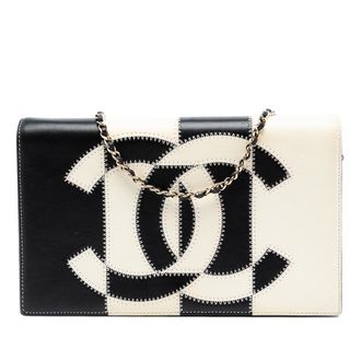 Chanel Lambskin CC Clutch With Chain