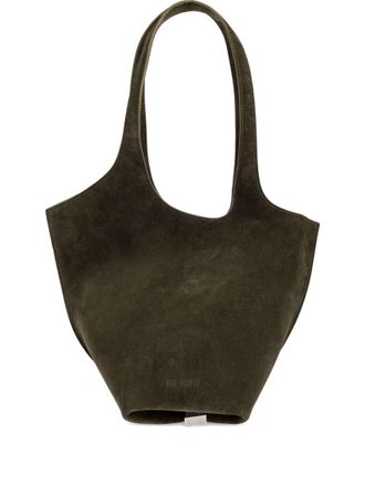 The Attico Green La Scoop Shoulder Bag