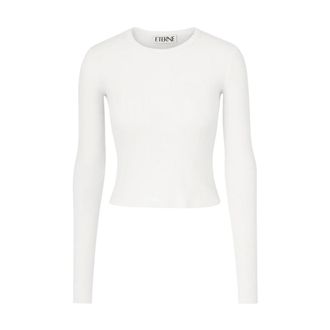 &Eacute;terne Long Sleeve T-Shirts, female, White, XS, Long Sleeve Thermal