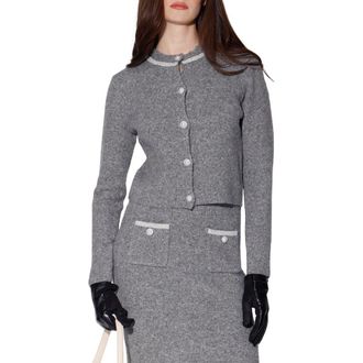 Walter Baker Brenda Cardigan in Heather Grey at Nordstrom Rack, Size X-Small