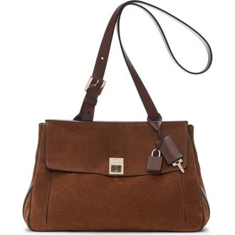 Tom Ford Medium Suede Besace Shoulder Bag in Whisky at Nordstrom