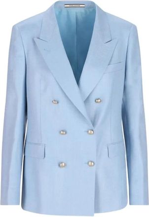 Tagliatore Parigi Jacket - Dames - Blazers - Blauw - L - Katoen - Jassen