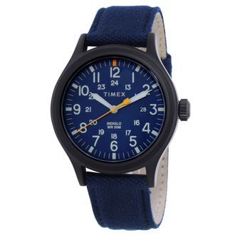 Timex Allied Classic Quartz Blue Dial Mens Watch TW2R46200