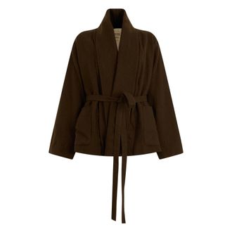 Uma Wang UMA Wang, Dames, Blouses & Shirts, Bruin, Maat: M