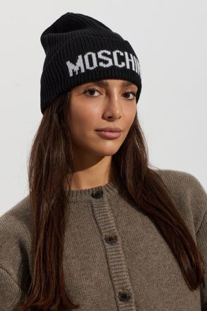 Moschino Cap With Logo, Unisex, Black