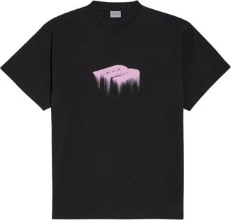 Balenciaga T-Shirts, male, Black, Size: 2XS Wet Brush Oversized T-Shirt