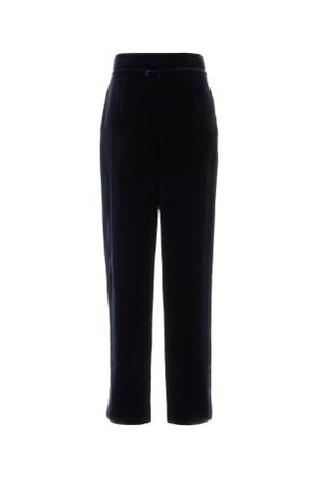 Giorgio Armani Velvet Trousers - Navy