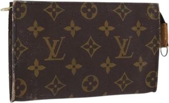 Louis Vuitton Pre-owned Accessory Pouch - Dames - Vintage Clutch - Bruin - ONE Size - Vintage