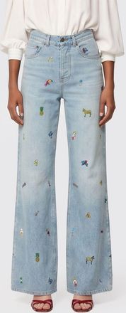Fiorucci Jeans in denim con ricami