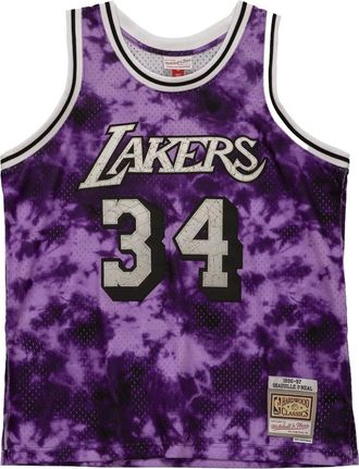 Mitchell & Ness Maglia da basket swingman Galaxy NBA LA Lakers 96 Shaquille ONeal - Viola