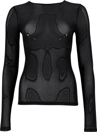 Jean Paul Gaultier Long Sleeve Tops - Dames - Longsleeves - Zwart - L - Tops