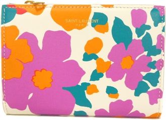 Saint Laurent Multi-Color Leather Wallet (Bi-Fold) (Pre-Owned)