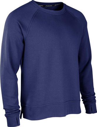Champro Mens Victory Fleece Split Hem Crew Sweatshirt, Purple, XL