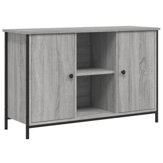 Berkfield Home TV Cabinet Grey Sonoma 100x35x65 cm Engineered Wood | Size: 100 x 35 x 65 cm