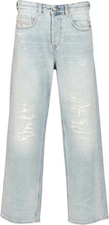 Diesel 2001 D-Macro Relaxed Jeans - Heren - Regular Fit Jeans - Blauw - W31 - Katoen - Jeans