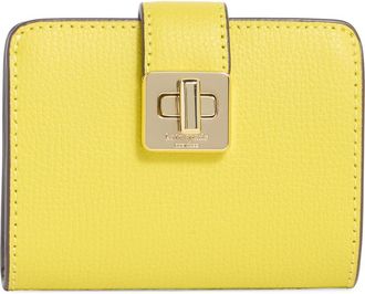 Kate Spade New York phoebe refined leather card case in Arnica at Nordstrom Rack