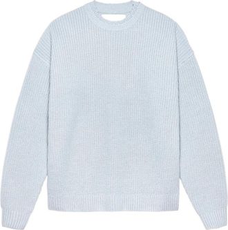 New Amsterdam Surf Association Big Logo Crewneck - Heren - Ronde hals truien - Blauw - L - Wol - Truien & Vesten