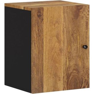 vidaXL Mobile da Bagno a Parete 38x33x48 cm in Legno Massello di Mango - Vidaxl