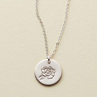 Made by Mary September Birth Flower Necklace