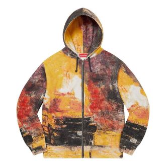 SUPREME Fire Zip Up Hooded Sweatshirt Multi-Color SUP-FW22-227