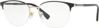 Versace Stijlvolle Bril - Dames - Brillen - Zwart - 52 MM - Accessoires