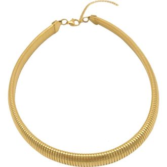 Adornia 14K Yellow Gold Plated Brass Omega Chain at Nordstrom Rack